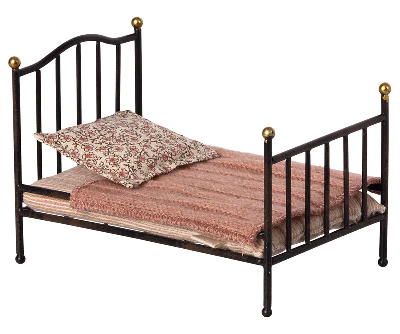Vintage Bed, Mouse - Anthracite