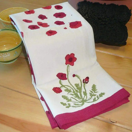 Poppies Tea Towel 20″x30″