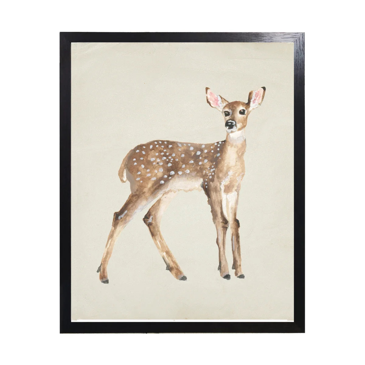 Watercolor Woodland Deer