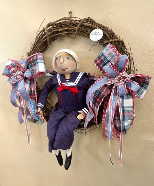 Sid the Sailor Americana Wreath