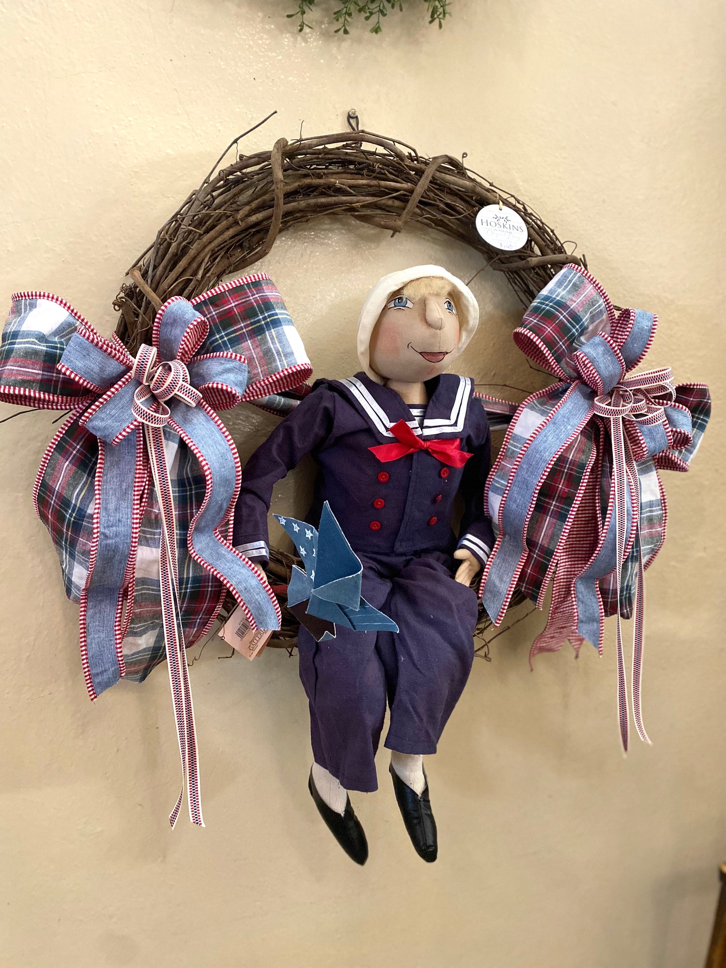 Sid the Sailor Americana Wreath