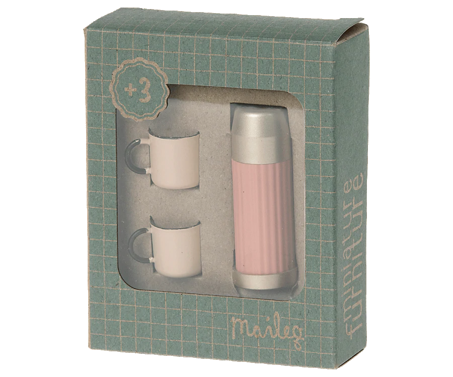 Thermos & Cups - Coral