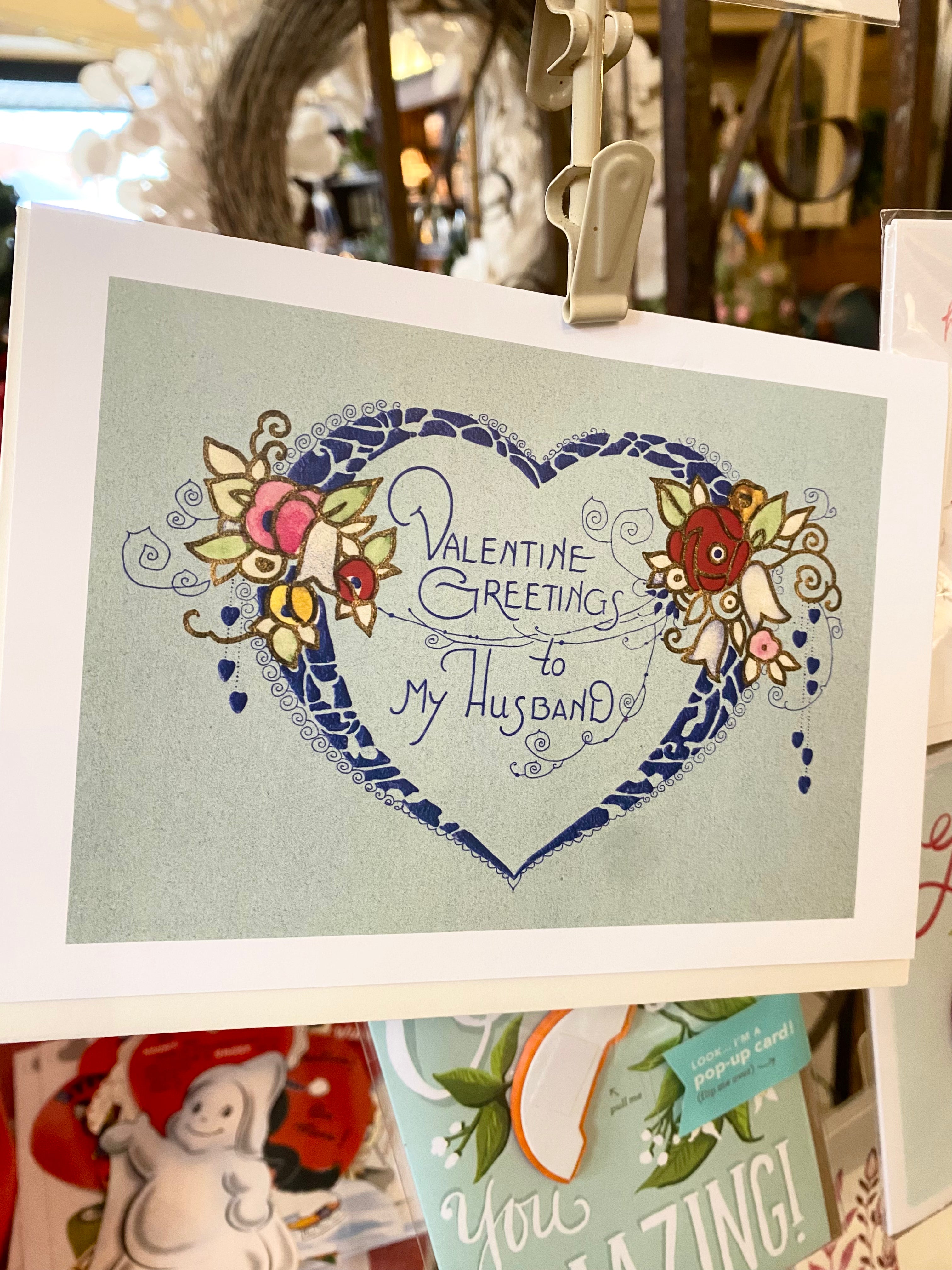 Valentines Greetings to My Husband