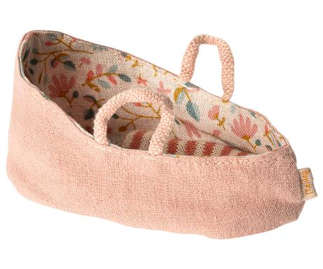 Maileg Carry Cot - Misty Rose