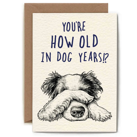 You're How Old in Dog Years? Card