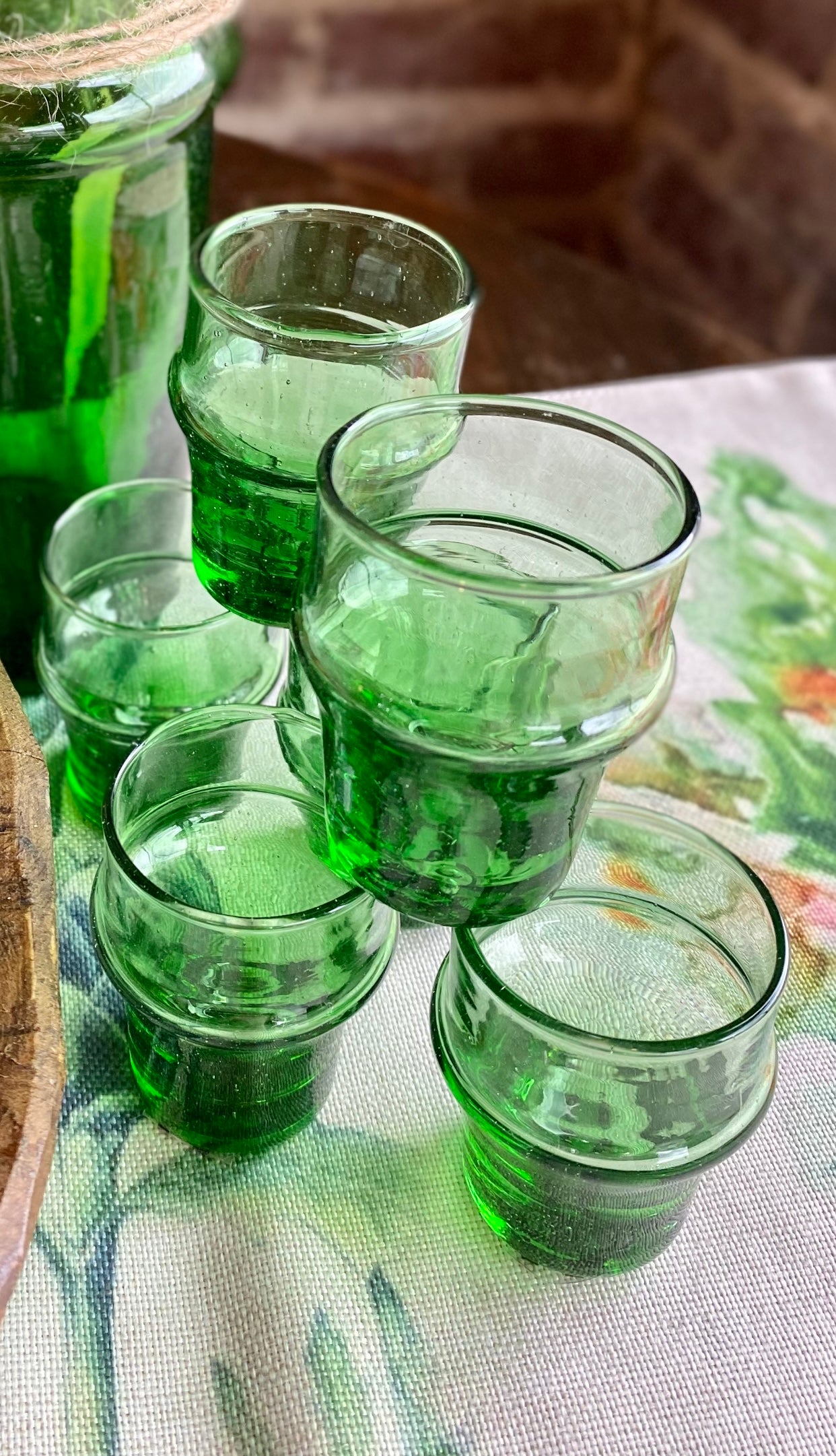 Beldi Moroccan Recycled Bottle Glasses