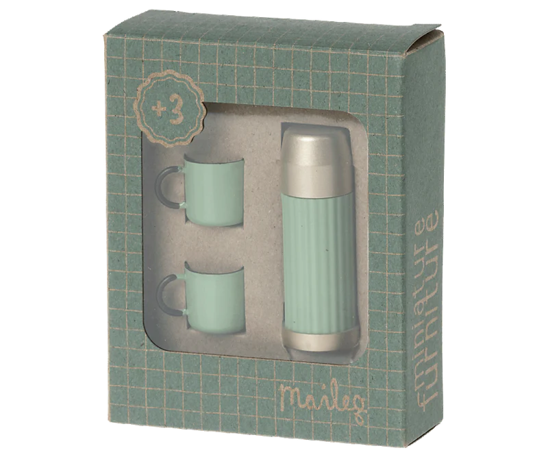 Thermos and Cups - Mint