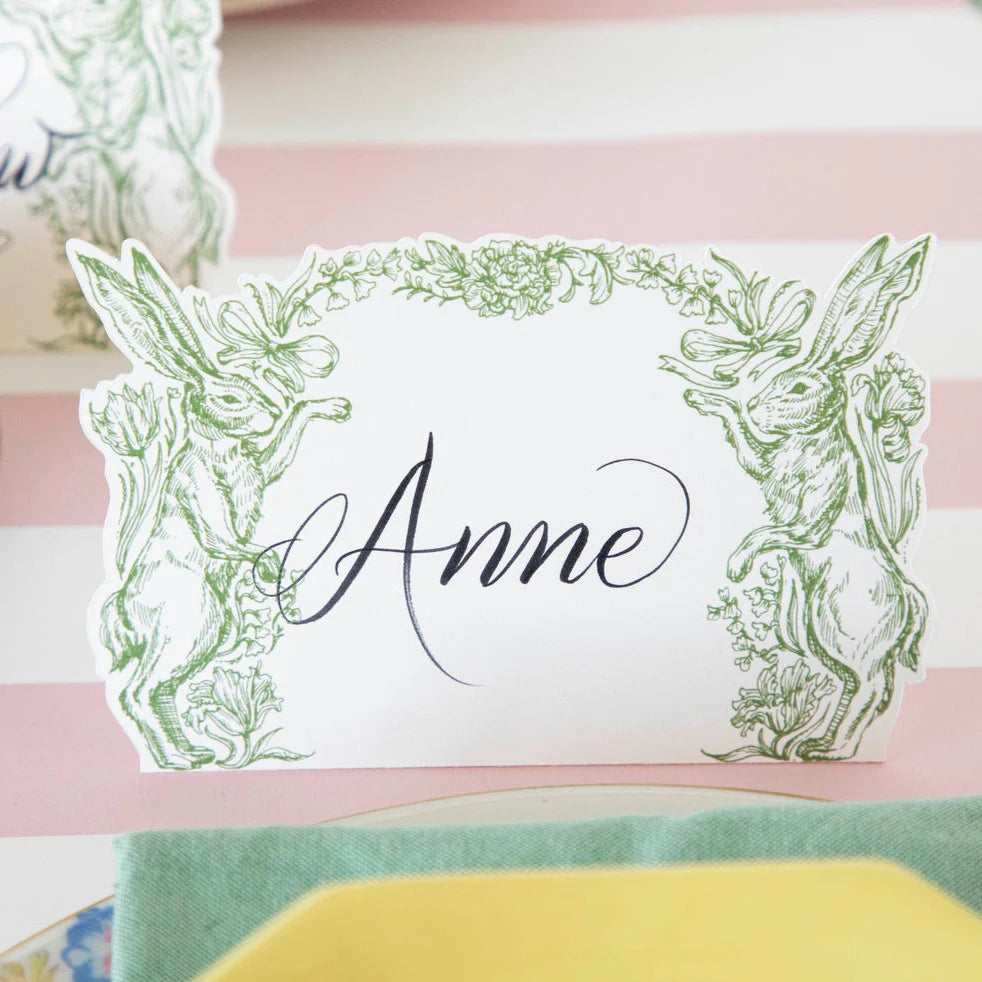 Greenhouse Hares Place Card- set of 12